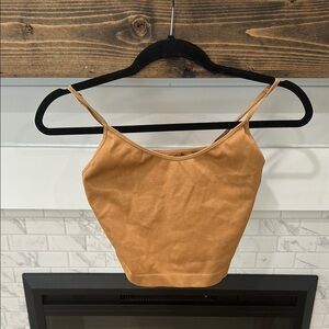 Wild Fable Brown orange ribbed Crop top Camisole 4 for $20